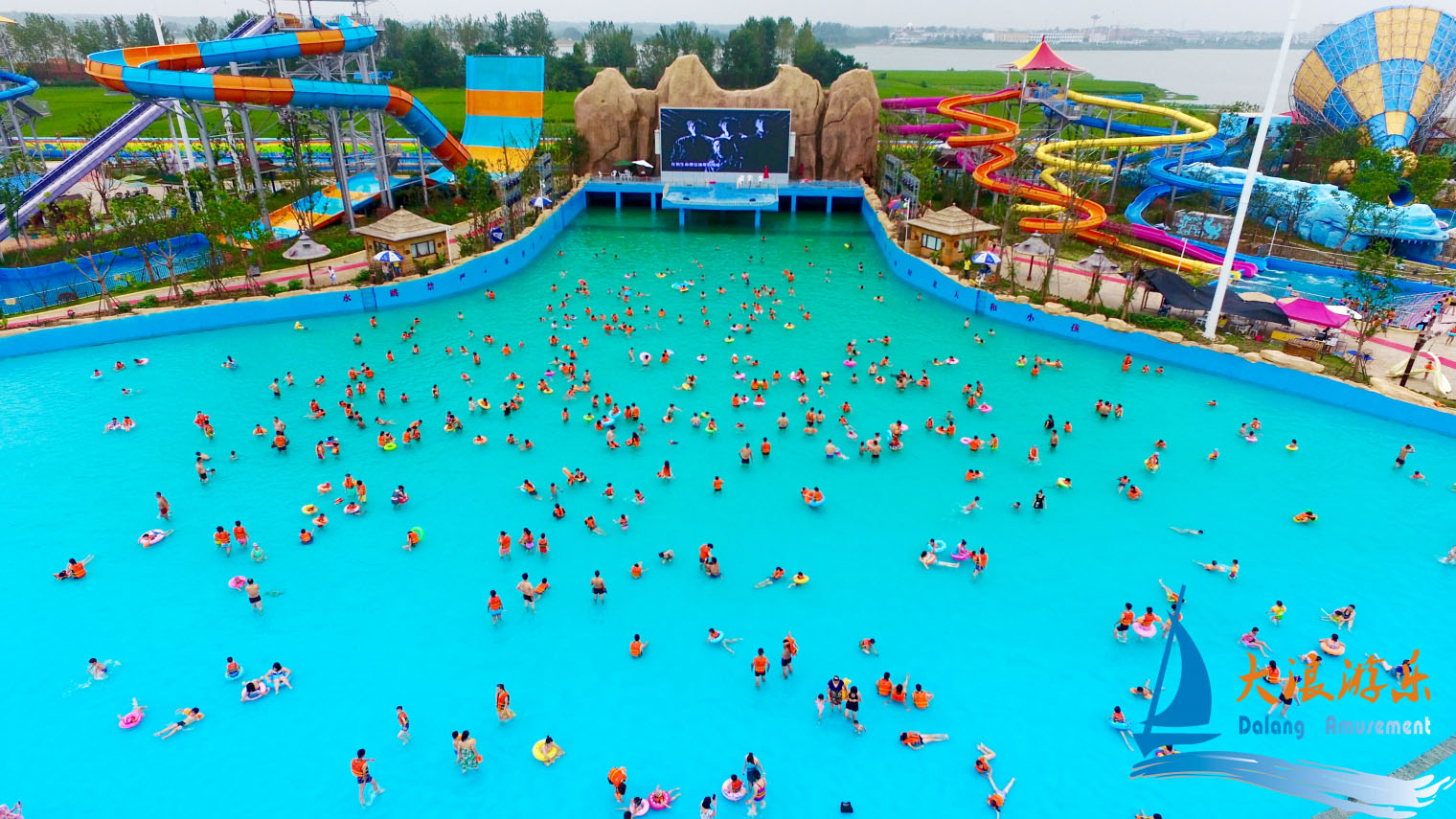 Water Wave Pool, Water Park Wave Pool Solution