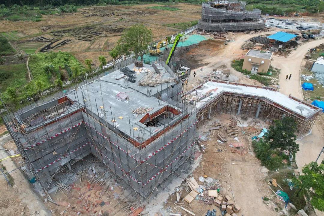 Aerial photography of building details