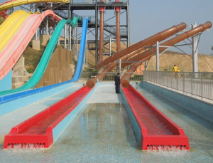 Double Aqua Loop Water Slide