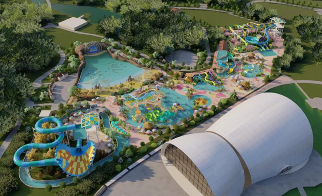 The Construction of Nandaihe Colorful Water Park Is Speeding Up