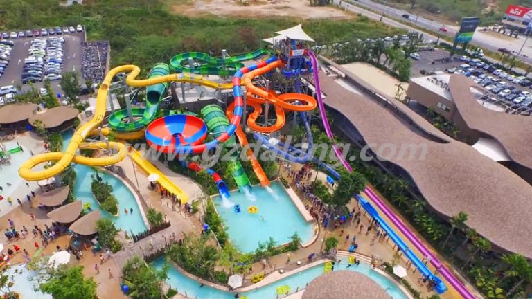 rainbow water slide