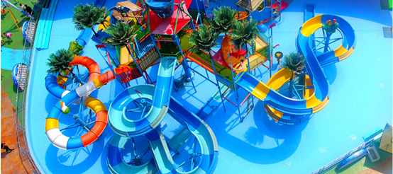 Dalang constructed water park (trhilling feeling)