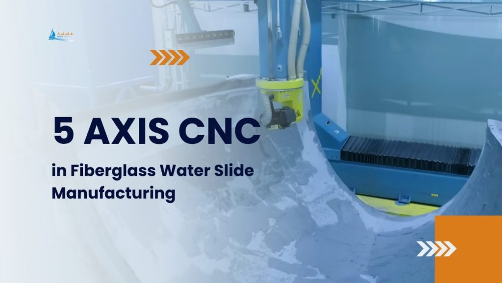 5 Axis CNC Machining in Fiberglass Water Slide Manufacturing