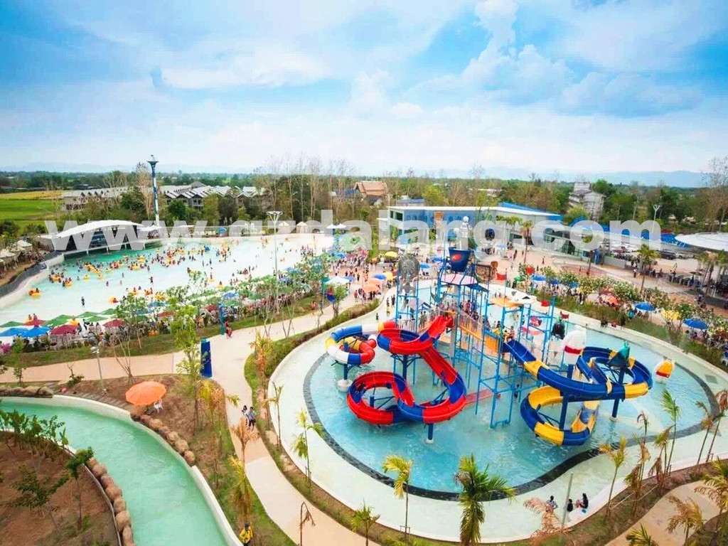 Operational overview of Tube Trek Water Park in Chiang Mai, Thailand