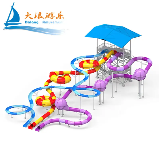 Dalang Spiral slide group of height 12m or 15m