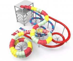 Family Tunnel Slide Water Park